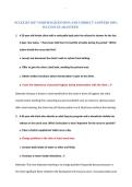 NCLEX RN 2027 Practice Test Bank Verified Examination Questions and Correct Answers