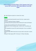 C213 Accounting for Decision Makers-2 WGU Questions with Correct&NewLine;Answers 100&percnt; and Answers with Verified Solutions &vert; Latest 2026&NewLine;Update