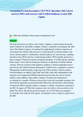 Accounting for decision makers C213 WGU Questions with Correct&NewLine;Answers 100&percnt; and Answers with Verified Solutions &vert; Latest 2026&NewLine;Update