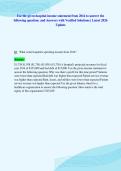 Use the given hospital income statement from 2014 to answer the&NewLine;following question&colon; and Answers with Verified Solutions &vert; Latest 2026&NewLine;Update