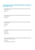 NSG 3100 EXAM 4 &vert; ACTUAL QUESTIONS AND ANSWERS &vert; 2026 UPDATE &vert;&NewLine;100&percnt; CORRECT - GALEN