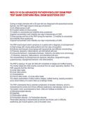 WGU D115 OA Advanced Pathophysiology Exam Prep Test Bank &ndash; Complete Units 1-7 Updated 2027&sol;2028 &vert; 450&plus; Real Exam Questions & Answers with Rationales for Objective Assessment
