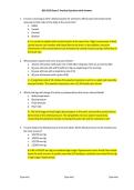 NSG 3100 Exam 2 Practice Questions with Answers