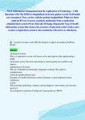 WGU Information Management and the Application of Technology - C468&NewLine;Questions with The EHR is a longitudinal electronic patient record of all health&NewLine;care encounters True&comma; carries with the patient &lpar;longitudinal&rpar; What two items&NewLine;could an RN use to access 
