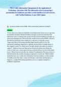 WGU C468&colon; Information Management & the Application of&NewLine;Technology- Questions with The informatics nurse is preparing a&NewLine;presentation for healthcare providers on the benefits of an and Answers&NewLine;with Verified Solutions &vert; Latest 2026 Update