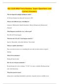 SLS 1510 Mid-Term Review Exam Questions and&NewLine;Correct Answers