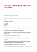 ALL THE COMSAE QUESTIONS AND ANSWERS&period;