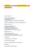 COMSAE &num;3 EXAM QUESTIONS AND ANSWERS