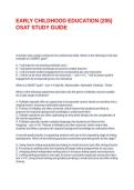 EARLY CHILDHOOD EDUCATION &lpar;205&rpar; OSAT STUDY GUIDE