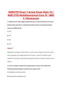 NUR2755 Exam 3 V1&ndash;V3 &vert; Multidimensional Care IV &sol; MDC 4 &vert; Rasmussen University &vert; Actual Exam Style Q&A with Rationale &lpar;NUR 2755 Exam 3&rpar;