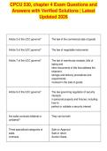 CPCU 530&comma; chapter 4 Exam Questions and&NewLine;Answers with Verified Solutions &vert; Latest&NewLine;Updated 2026