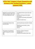 CPCU 553&comma; Chapter 9 Exam Questions and&NewLine;Answers with Verified Solutions &vert; Latest&NewLine;Updated 2026