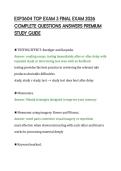 EXP3604 TOP EXAM 3 FINAL EXAM 2026&NewLine;COMPLETE QUESTIONS ANSWERS PREMIUM&NewLine;STUDY GUIDE