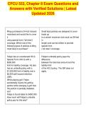 CPCU 553&comma; Chapter 8 Exam Questions and&NewLine;Answers with Verified Solutions &vert; Latest&NewLine;Updated 2026