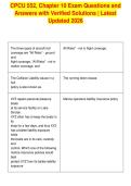 CPCU 552&comma; Chapter 10 Exam Questions and&NewLine;Answers with Verified Solutions &vert; Latest&NewLine;Updated 2026