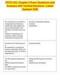 CPCU 552&comma; Chapter 6 Exam Questions and&NewLine;Answers with Verified Solutions &vert; Latest&NewLine;Updated 2026&NewLine;