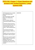 CPCU 552&comma; Chapter 11 Exam Questions and&NewLine;Answers with Verified Solutions &vert; Latest&NewLine;Updated 2026&NewLine;