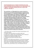 NR 599 MIDTERM EXAM&colon; NURSING INFORMATICS FOR &NewLine;ADVANCED PRACTICE EXAM 300 ACTUAL QUESTIONS AND &NewLine;CORRECT ANSWERS WITH RATIONALE LATEST 2026 &NewLine;ALREADY GRADED A&plus;