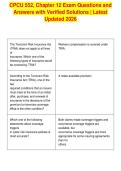 CPCU 552&comma; Chapter 12 Exam Questions and&NewLine;Answers with Verified Solutions &vert; Latest&NewLine;Updated 2026