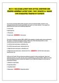 NR 511 CEA ExAM lAtEst 2026 ACtUAl QUEstIoNs ANd&NewLine;VERIFIEd ANsWERs &lpar;lAtEst 2026 &sol; 2027 UPdAtE&rpar; A&plus; gRAdE&NewLine;100&percnt; gUARANtEE VERIFIEd By ExPERts 