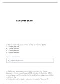 ACG 2021 MID TERM QUESTIONS AND VERIFIED ANSWERS