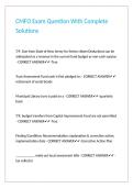 CMFO Exam Question With Complete Solutions