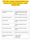 CPCU 530 - Chapter 4 Exam Questions and&NewLine;Answers with Verified Solutions &vert; Latest&NewLine;Updated 2026