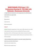 NUR2790 Exam 3 V1&ndash;V3 &vert; Professional Nursing III &sol; PN3 &vert; Rasmussen University &vert; Q&A with Rationale &lpar;NUR 2790 Exam 3&rpar;
