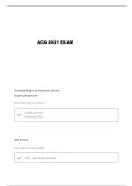 ACG 2021 PATERSON EXAM 2 QUESTIONS AND VERIFIED ANSWERS