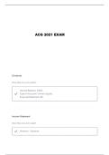 ACG 2021 MDC QUESTIONS AND VERIFIED ANSWERS