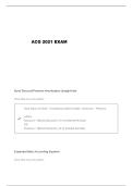 ACG 2021 FORMULAS QUESTIONS AND VERIFIED ANSWERS