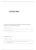 ACG 2021 EXAM 4 QUESTIONS AND VERIFIED ANSWERS&period;&period;