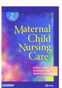 Test Bank Maternal-Newborn Nursing The Critical Components of&NewLine;Nursing Care&comma; 3rd Edition&comma; Roberta Durham&comma; Linda Chapman&NewLine;Updated