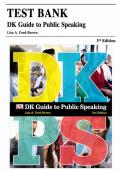 Test Bank DK Guide to Public Speaking 3rd Edition Ford-Brown &vert; All 19 Chapters Complete &vert; Pearson 2026