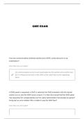 NEXUS QME PREP QUESTIONS AND VERIFIED ANSWERS