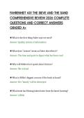FAHRENHEIT 451 THE SIEVE AND THE SAND&NewLine;COMPREHENSIVE REVIEW 2026 COMPLETE&NewLine;QUESTIONS AND CORRECT ANSWERS&NewLine;GRADED A&plus;