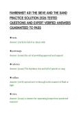 FAHRENHEIT 451 THE SIEVE AND THE SAND&NewLine;PRACTICE SOLUTION 2026 TESTED&NewLine;QUESTIONS AND EXPERT VERIFIED ANSWERS&NewLine;GUARANTEED TO PASS