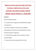 BOMA HVAC EXAM 2026 - COMPLETE TEST BANK WITH 450 REAL EXAM QUESTIONS & VERIFIED ANSWERS&NewLine;