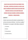 CAADC EXAM 2026 - COMPLETE TEST BANK WITH 500 REAL EXAM QUESTIONS & VERIFIED ANSWERS&NewLine;