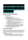 2026&sol;2027 S-Tier New Brunswick Peace Officer Exam Test Bank&colon; Atlantic Police Academy &lpar;APA&rpar; Mastery & Tactical Doctrine
