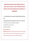 CNA OREGON STATE EXAM 2026 - COMPLETE TEST BANK WITH 200 REAL EXAM QUESTIONS & VERIFIED ANSWERS&NewLine;