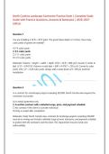 North Carolina Landscape Contractor Practice Exam &vert; Complete Study &NewLine;Guide with Practice Questions&comma; Answers & Rationales &vert; 2026&ndash;2027 &NewLine;Edition 