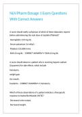 NLN Pharm Dosage 1 Exam Questions With Correct Answers