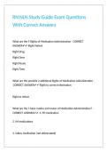 RN NLN Study Guide Exam Questions With Correct Answers