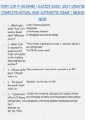 FDNY COF P-98 Exam 2026&sol;2027 Study Guide &ndash; Complete Questions & Answers&period;