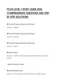 FCCN LEVEL 1 STUDY GUIDE 2026&NewLine;COMPREHENSIVE QUESTIONS AND STEP&NewLine;BY STEP SOLUTIONS
