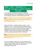 AHIP 2027 &ndash; Modules 1&ndash;5 Questions and Correct Answers &vert; Latest Update &vert; Already Graded A&plus;