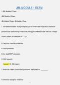 JBL MODULE 1 EXAM 2026&sol;2027 STUDY GUIDE &ndash; COMPLETE QUESTIONS & ANSWERS&comma; PRACTICE REVIEW & EXAM PREPARATION