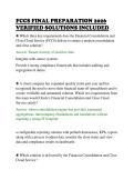 FCCS FINAL PREPARATION 2026&NewLine;VERIFIED SOLUTIONS INCLUDED
