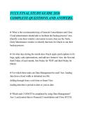 FCCS FINAL STUDY GUIDE 2026&NewLine;COMPLETE QUESTIONS AND ANSWERS